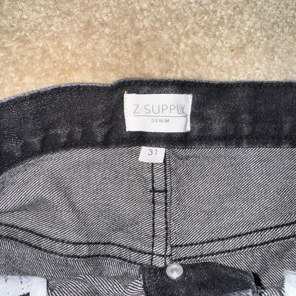 Z Supply Dark Gray Denim Shorts - Picture 2 of 3